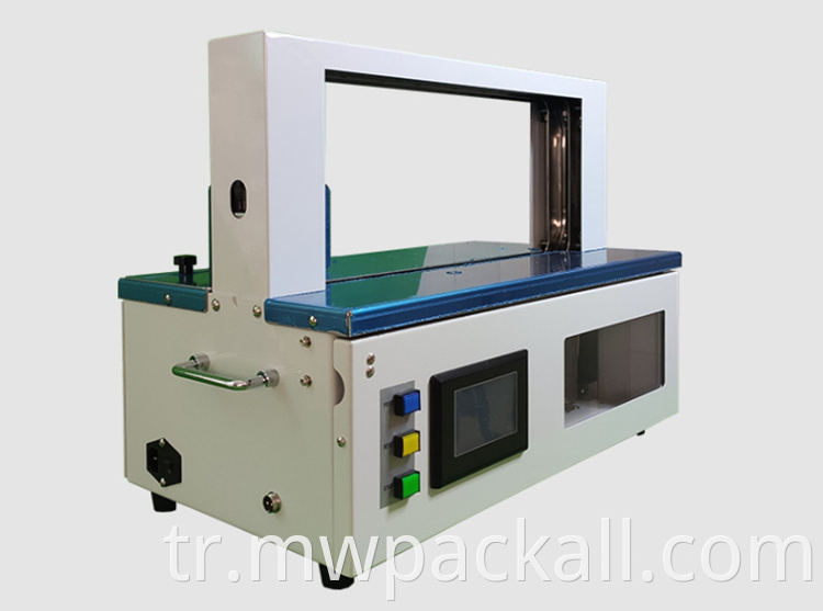 Paket nakit sayacı makinesi Sıcak Satış Masa Üstü Bantlama Makinesi Kağıt Bant Paketleme Çemberleme makinesi